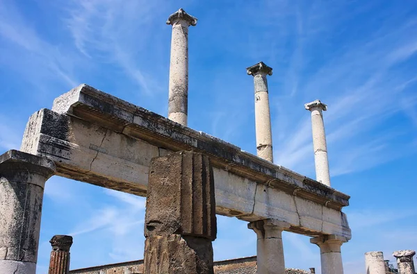 Pompeia Foi Uma Antiga Cidade Campânia Golfo Nápoles Que Como — Fotografia de Stock