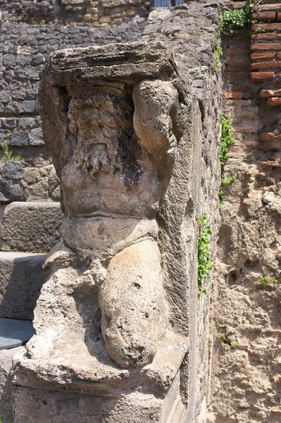 Pompeji Var Gammal Stad Kampanien Vid Neapelbukten Som Liksom Herculaneum — Stockfoto