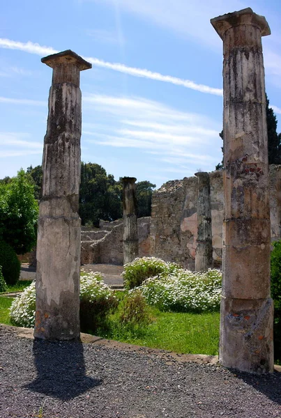 Πομπηία Ήταν Μια Αρχαία Πόλη Στην Καμπανία Στον Κόλπο Της — Φωτογραφία Αρχείου