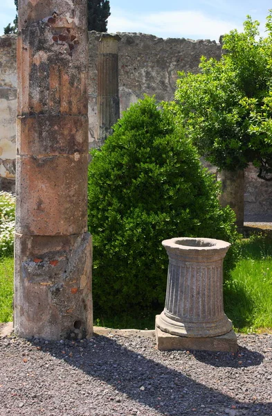 Pompeia Foi Uma Antiga Cidade Campânia Golfo Nápoles Que Como — Fotografia de Stock
