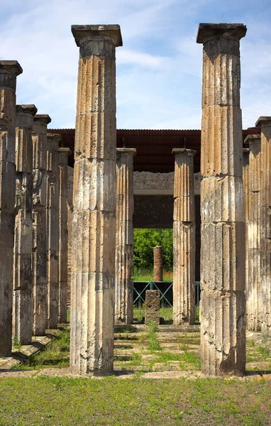 Pompeia Foi Uma Antiga Cidade Campânia Golfo Nápoles Que Como — Fotografia de Stock