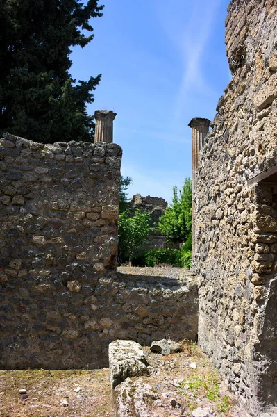 Pompeje Były Starożytnym Miastem Kampanii Nad Zatoką Neapolitańską Które Podobnie — Zdjęcie stockowe
