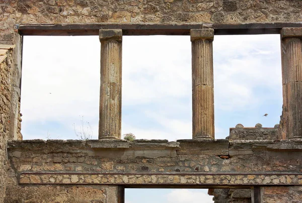 Pompeia Era Uma Cidade Antiga Campânia Golfo Nápoles Que Como — Fotografia de Stock