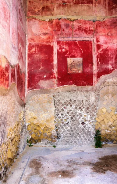 Herculaneum Adalah Sebuah Kota Kuno Teluk Napoli Yang Tenggelam Seperti — Stok Foto