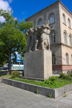 Eylül 2015 'teki I. Dünya Savaşı' ndaki Goettingen, Almanya 'daki ölümleri hatırlatan bir anıt.