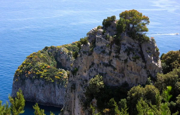 Capri Ist Eine Insel Tyrrhenischen Meer Vor Der Halbinsel Sorrent — Stockfoto