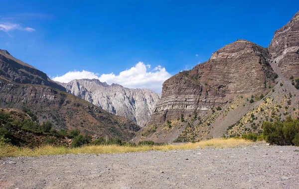 Cajon Del Maipo Kanjon Som Ligger Den Andinska Sydöstra Delen — Stockfoto