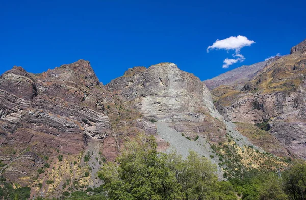 Cajon Del Maipo Kanjon Som Ligger Den Andinska Sydöstra Delen — Stockfoto
