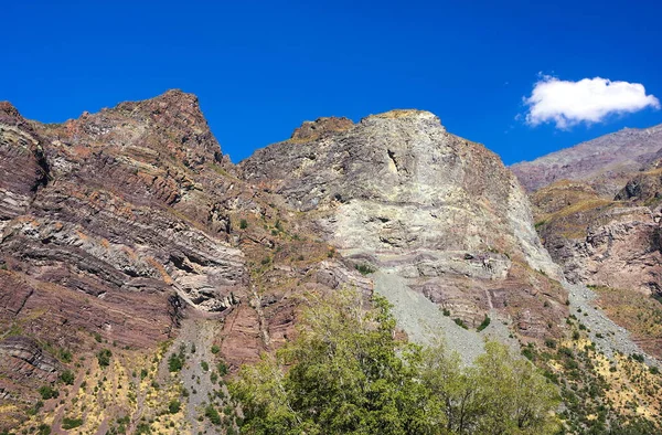 Cajn Del Maipo Kanjon Som Ligger Den Andinska Sydöstra Delen — Stockfoto