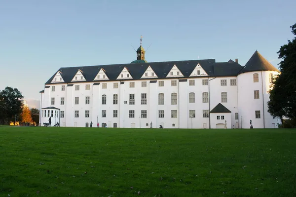 Zamek Gottorf Szlezwiku Jest Jednym Najważniejszych Budynków Profanacyjnych Szlezwiku Holsztynie — Zdjęcie stockowe