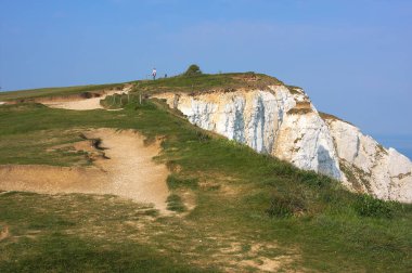 Beachy Head, İngiltere 'nin güney kıyısında, Doğu Sussex' in Eastbourne kenti yakınlarında yer alan bir burundur. Güney Tepeleri 'nin bir parçası olan tebeşir kayalığı, Büyük Britanya' nın en yüksek deniz seviyesinden 162 metre yukarıda bulunuyor.. 
