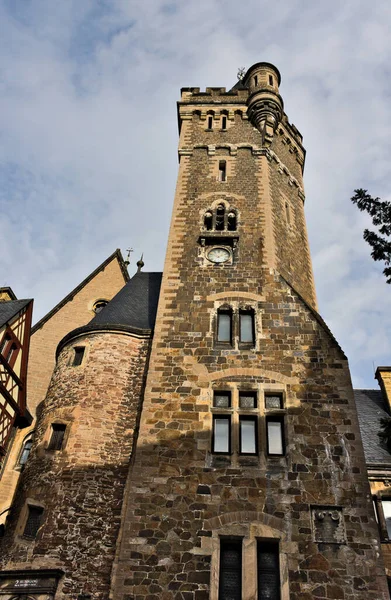 Wernigerode Castle Originally Medieval Fort Offering Stronghold German Emperors Middle — Stock Photo, Image