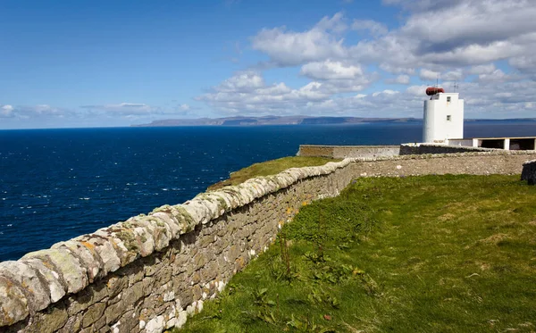 Dunnet Head Most Northerly Point Mainland Caithness Miniature Being Degrees — Zdjęcie stockowe