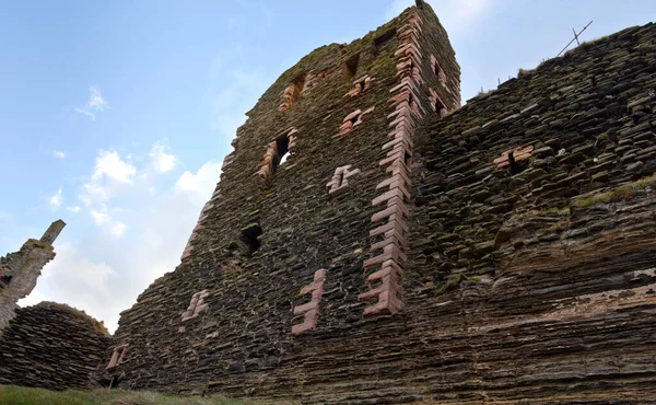 Castle Sinclair Girnigoe Ligger Cirka Miles Norr Wick Östkusten Caithness — Stockfoto