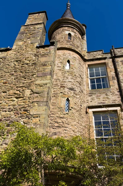 桑树塔 Carberry Tower 是一座乡村住宅 位于苏格兰东洛桑行政区穆塞韦尼东南约3公里处 是国王和王后的集会场所 — 图库照片