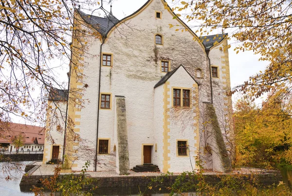 Замок Клаффенбах Районе Клаффенбах Города Хемниц Саксонии Германия Недалеко Реки — стоковое фото