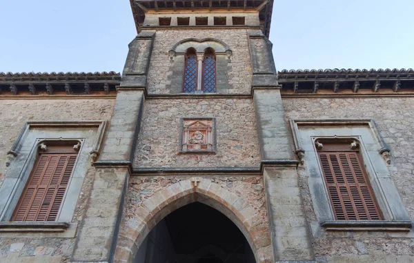 Edificio Más Antiguo Del Complejo Del Real Monasterio Cartujo Valdemossa — Foto de Stock