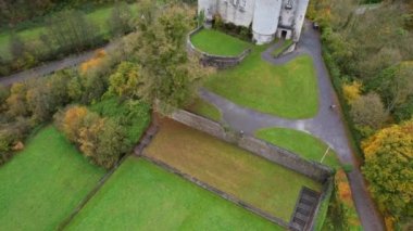 This is the Castle of Vves just outside the village of Celles, in the province of Namur, Belgium. It occupies a rocky platform in Wallonia, and is classified as a major heritage site.