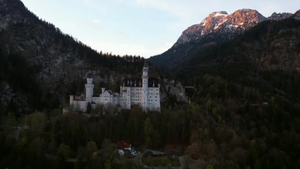 Neuschwanstein Bavaria Germany Castle Village Hohenschwangau Municipality Schwangau Fssen Allgu — Stockvideo