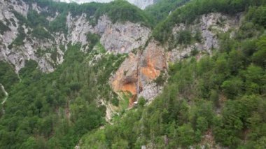This stunning waterfall is found in Logar Valley in Northern Slovenia, and is called Rinka Falls. It is proclaimed as a natural heritage feature, and it is the source of the Savinja River.