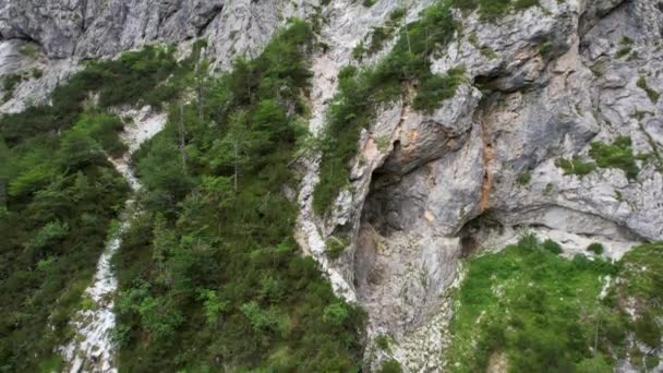 Logar Valley Slovenia One Most Beautiful Alpine Glacial Valleys Found — Stock videók