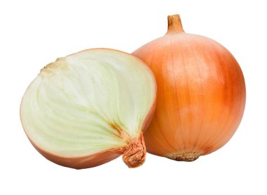 Beyaz arka planda izole edilmiş soğan, nesne, tasarım, taze meyve, yiyecek, sebze, vejetaryen, tarım, organik, doğa sağlıklı.