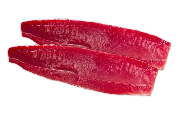 Piros Fehér Sushi Izolált Háttérben — Stock Fotó