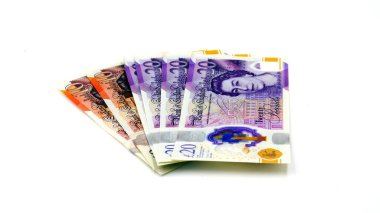 Yüksek Karşıtlık Yığını 20 ve 10 GBP notaları
