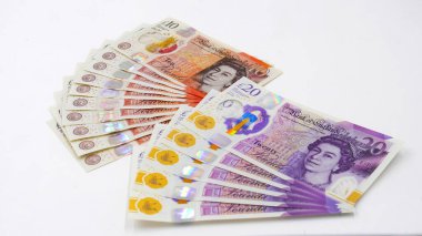 İngiliz 20 ve 10 Pound GBP hayranları