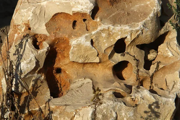 Πέτρινη Επιφάνεια Και Πέτρινη Υφή Close Πέτρες Βρίσκονται Στο Πάρκο — Φωτογραφία Αρχείου