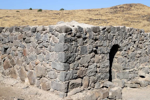 Ruinen Eines Großen Byzantinischen Klosters Kursi Ufer Des Tiberiassees Westhang — Stockfoto