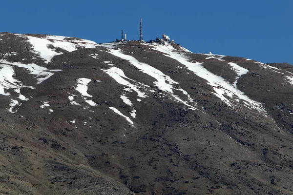 Snow Fog Mount Hermon Northern Israel Hermon Israel Highest Mountain — Foto de Stock