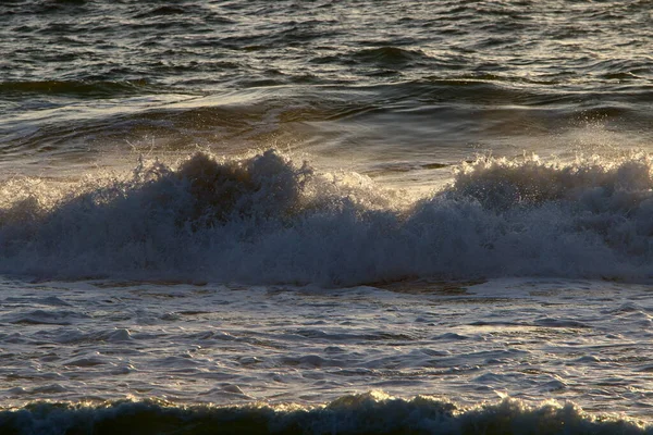 Färgen Salt Havsvatten Grunda Vatten Medelhavet Abstrakt Bakgrund Och Struktur — Stockfoto