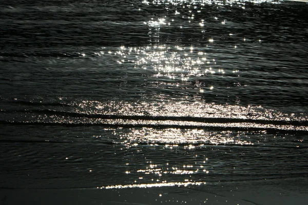 Цвет Соленой Морской Воды Мелководье Средиземного Моря Абстрактный Фон Текстура — стоковое фото
