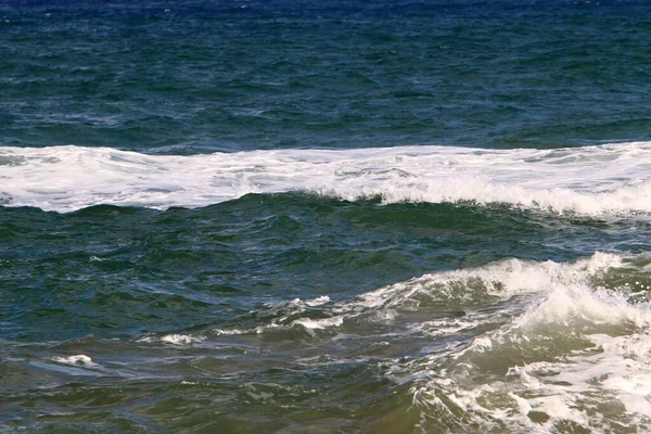 Color Del Agua Salada Del Mar Aguas Poco Profundas Mar — Foto de Stock