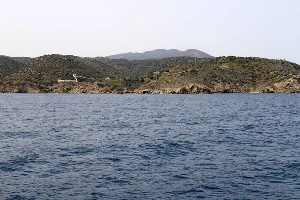 Paisaje Montaña Las Islas Griegas Mar Egeo — Foto de Stock