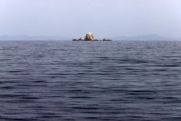 Mountain Landscape Greek Islands Aegean Sea — ストック写真