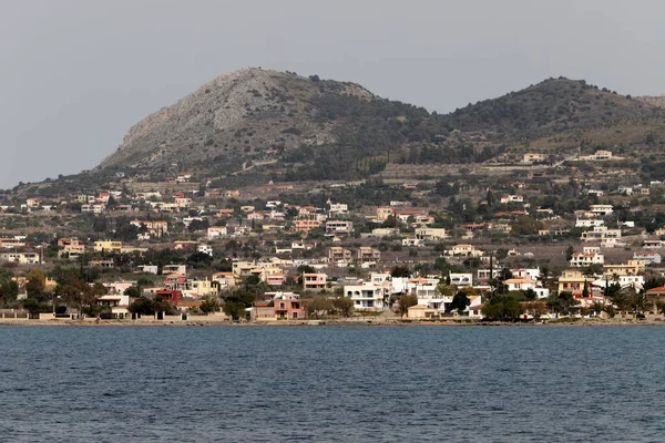 Ege Denizi Ndeki Yunan Adalarındaki Dağ Manzarası — Stok fotoğraf