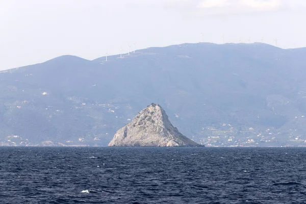 Mountain Landscape Greek Islands Aegean Sea — ストック写真