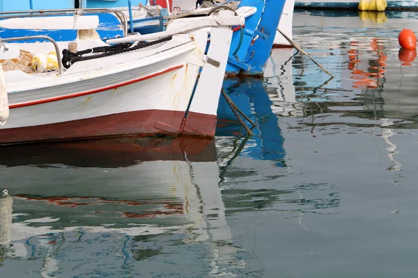 Amarre Orilla Del Mar Para Amarre Barcos Yates — Foto de Stock