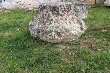 Atina 'daki antik Akropolis kalıntıları Yunanistan' ın başkenti 