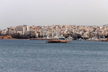 Atina şehir merkezindeki binalar ve yapılar Yunanistan 'ın başkenti. 