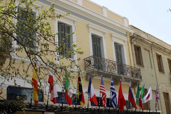 Bauwerke Stadtzentrum Von Athen Der Hauptstadt Griechenlands — Stockfoto