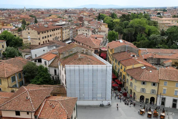 Rooftops City Pisa Italy Height Leaning Tower Pisa — стокове фото