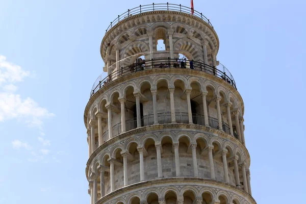 Régi Ősi Ferde Torony Olaszországi Pisa Városában — Stock Fotó