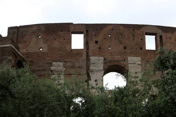Colosseum Vagy Flavia Amfiteátrum Ókori Róma Építészeti Emlékműve — Stock Fotó