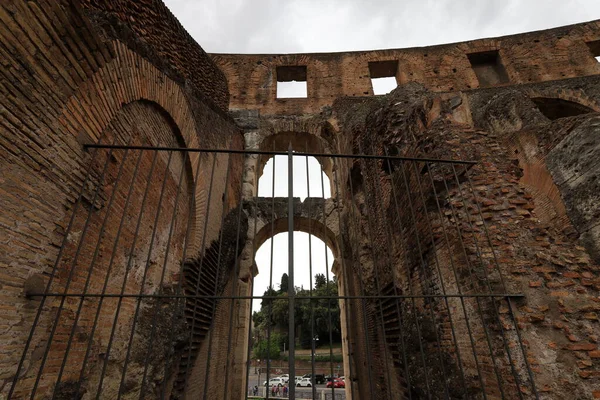 Colosseo Anfiteatro Flavio Monumento Architettonico Dell Antica Roma — Foto Stock
