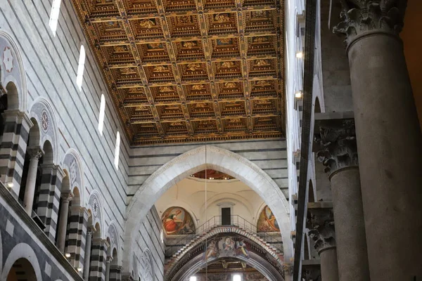 Pisa Katedrális Boldogságos Szűz Mária Mennybemenetele Csodák Terén Pisa Városában — Stock Fotó
