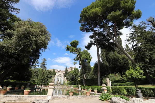 Tivoli Italia 2022 Villa Este Tivoli Vicino Roma Meraviglioso Palazzo — Foto Stock