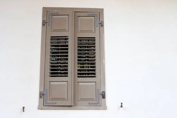 Das Kleine Fenster Ist Ein Architektonisches Detail Des Baus Von — Stockfoto
